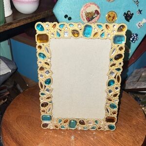 Elegant Gold and Jewel-Toned Photo Frame
